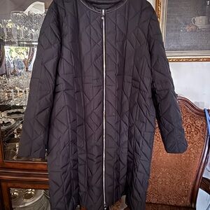 Lafayette 148 New York Black Quilted Puffer Jacket